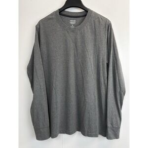 Ashford & Brooks Grey Long Sleeve Crewneck T-Shirt Men's L Sleepshirt‎
